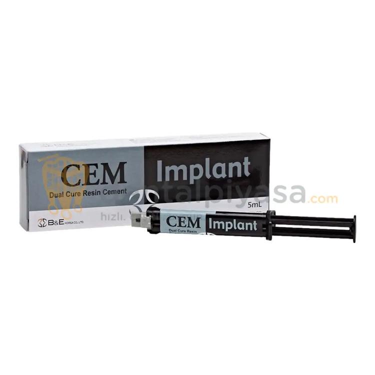 B&E Dental CEM-Implant Dual Core Rezin Siman resmi