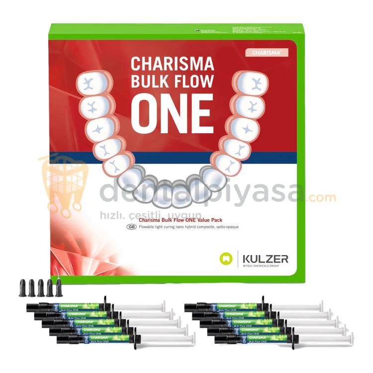 Kulzer Charisma Bulk Flow Akışkan Bulk Kompozit 10lu Set resmi