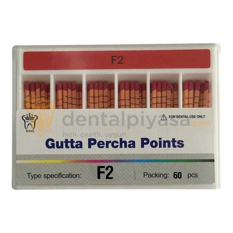 King F Açılı Gutta Percha Points resmi