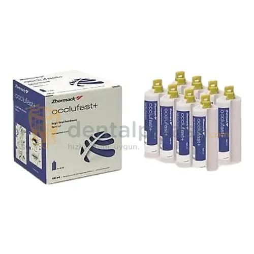 Zhermack Occlufast+ Kapanış Silikonu Ekonomik Paket 8 x 50 ml Kartuş  resmi