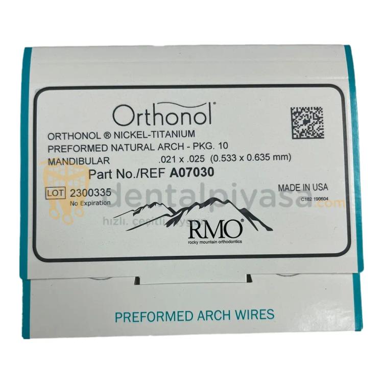 RMO Orthonol Nİ-Tİ Natural Arch - Ark Teli  resmi