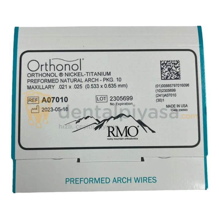 RMO Orthonol Nİ-Tİ Natural Arch - Ark Teli  resmi