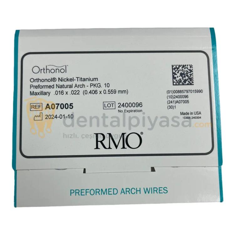 RMO Orthonol Nİ-Tİ Natural Arch - Ark Teli  resmi