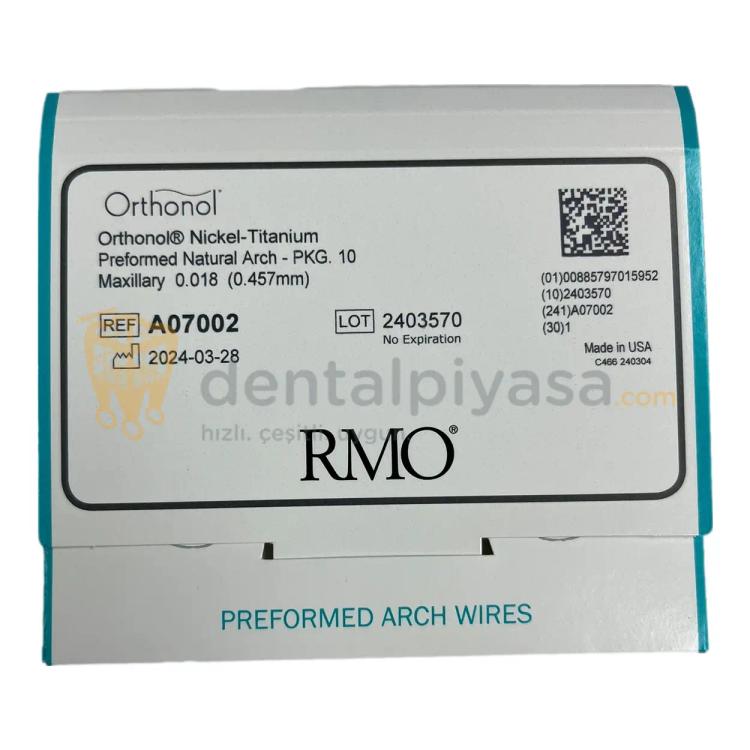 RMO Orthonol Nİ-Tİ Natural Arch - Ark Teli  resmi