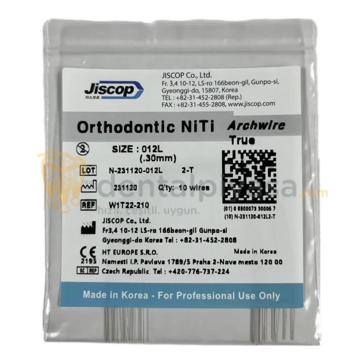 Jiscop Ortodontik Nİ-Tİ ArchWire - Ark Teli resmi