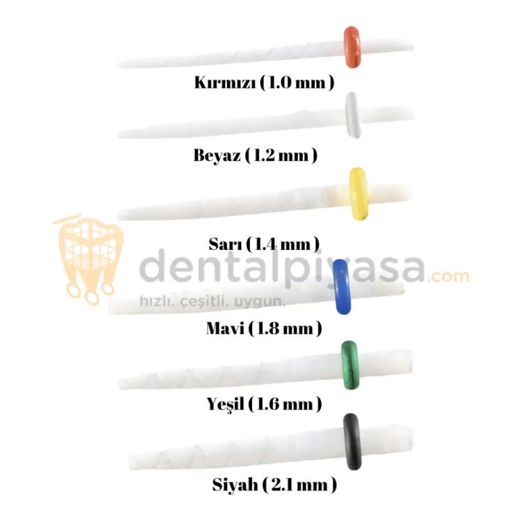 Hahnenkratt Cytec Blanco Fiber Post Refil -Tekli  resmi