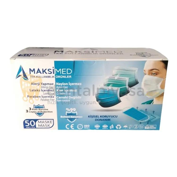 Maksimed Maske 3 Katlı Tek Kullanımlık resmi