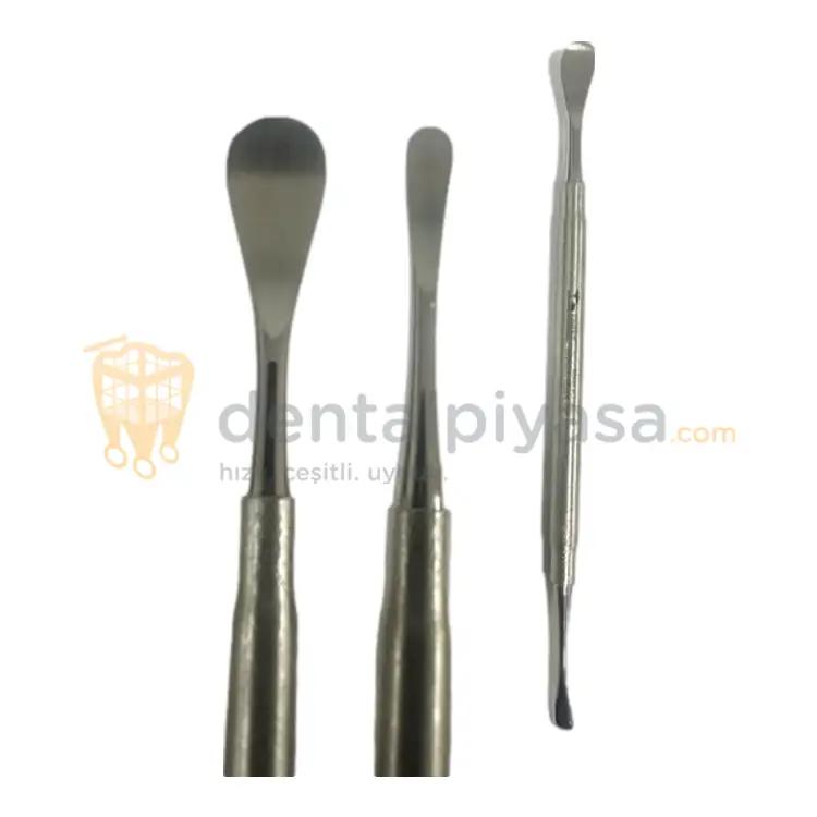  Savana Doğrusal Oval/Oval Periost Elevatörü GOLDMAN-FOX 10mm/5mm 19,5cm  resmi